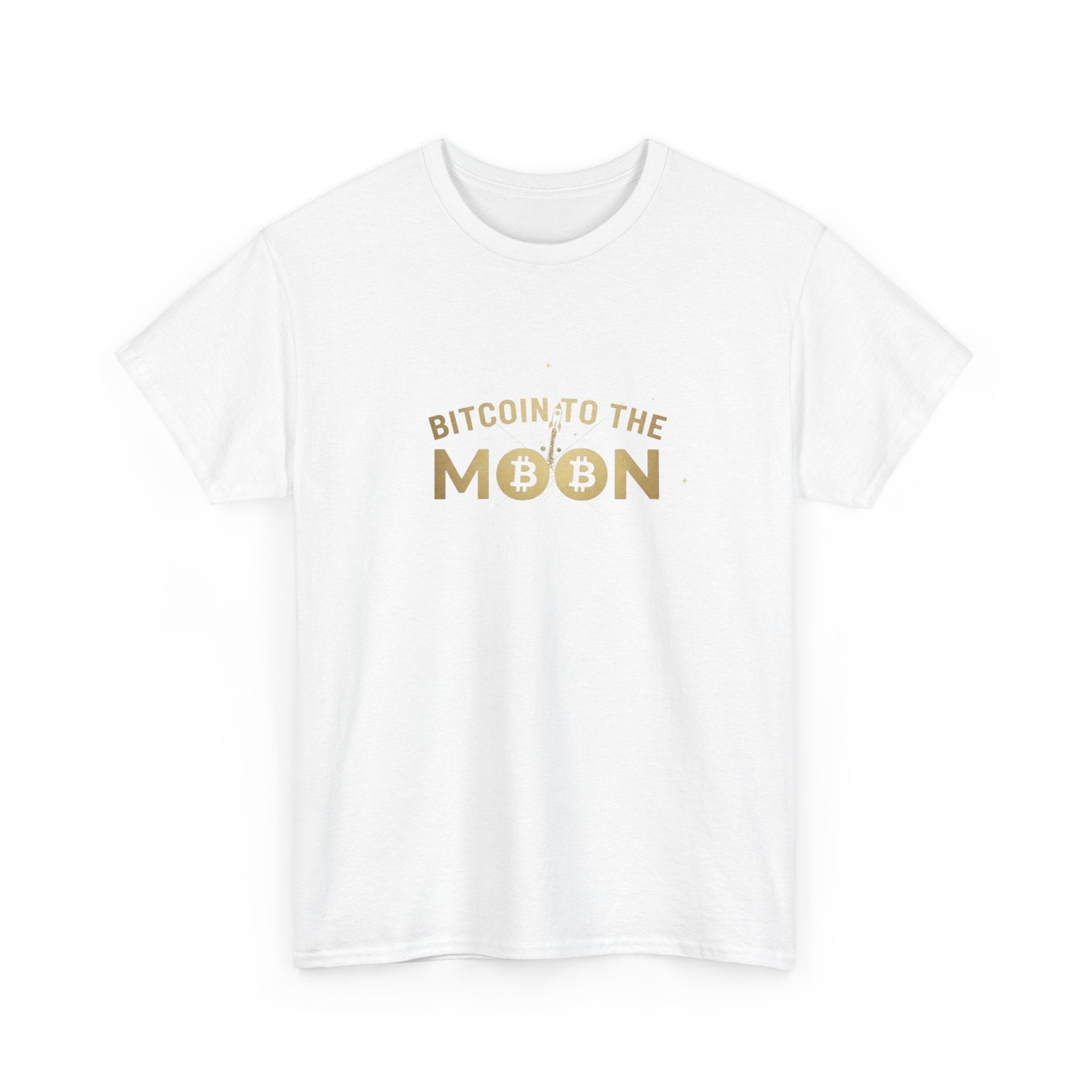 Bitcoin to the Moon T-Shirt — Crypto Enthusiast Tee for Bitcoin Supporters