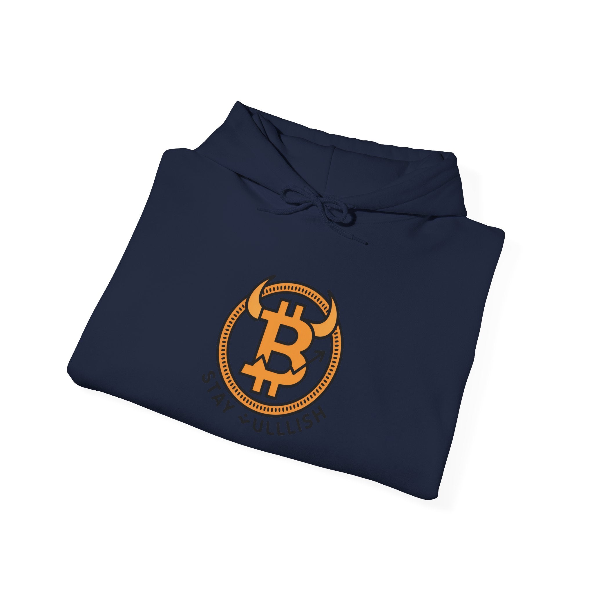Bitcoin "Stay Bullish" Hoodie — Crypto Enthusiast Sweatshirt