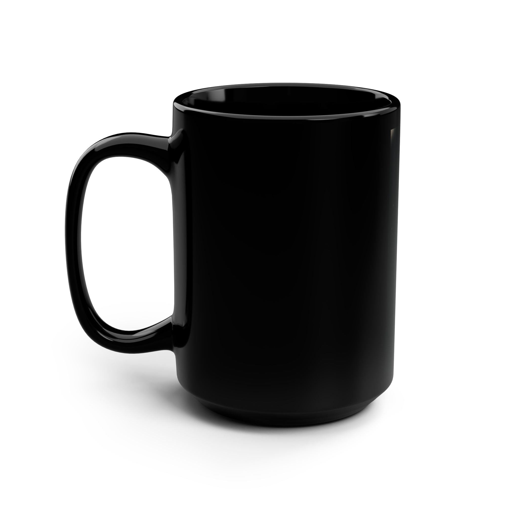 Bitcoin Black Mug, 15oz