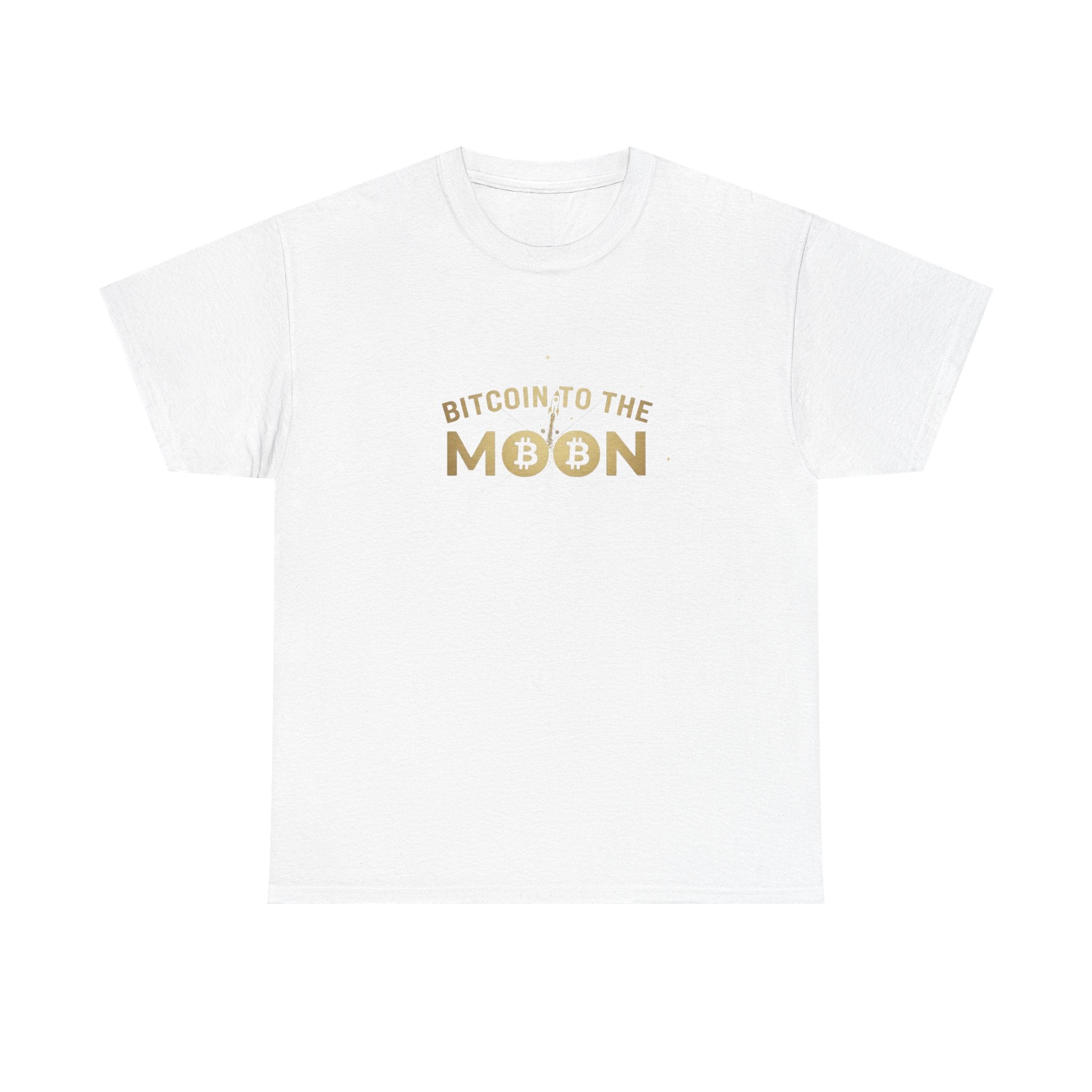 Bitcoin to the Moon T-Shirt — Crypto Enthusiast Tee for Bitcoin Supporters
