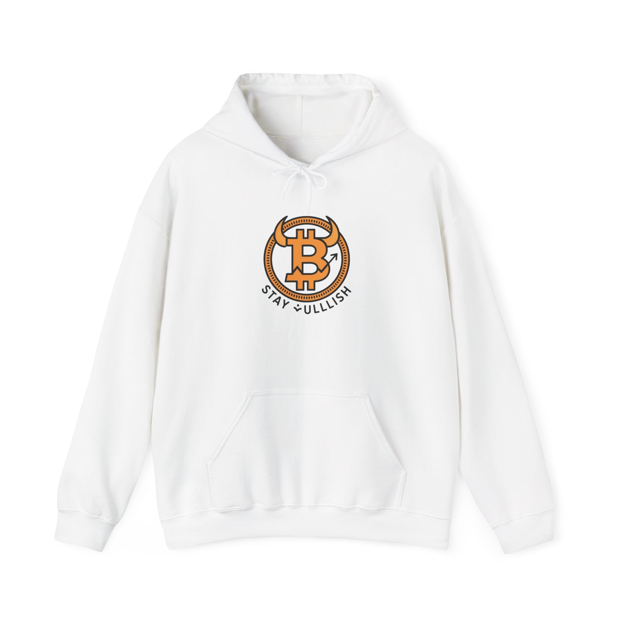 Bitcoin "Stay Bullish" Hoodie — Crypto Enthusiast Sweatshirt