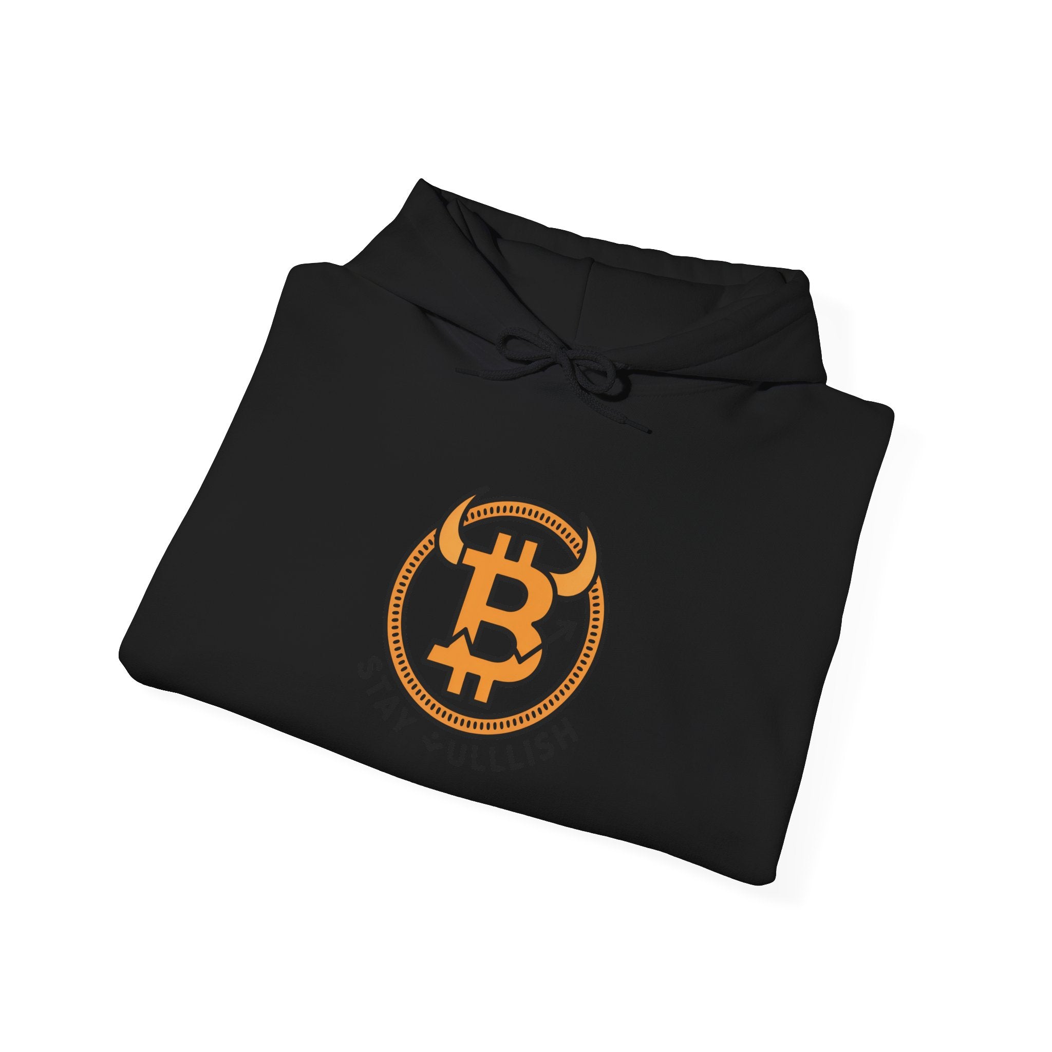 Bitcoin "Stay Bullish" Hoodie — Crypto Enthusiast Sweatshirt