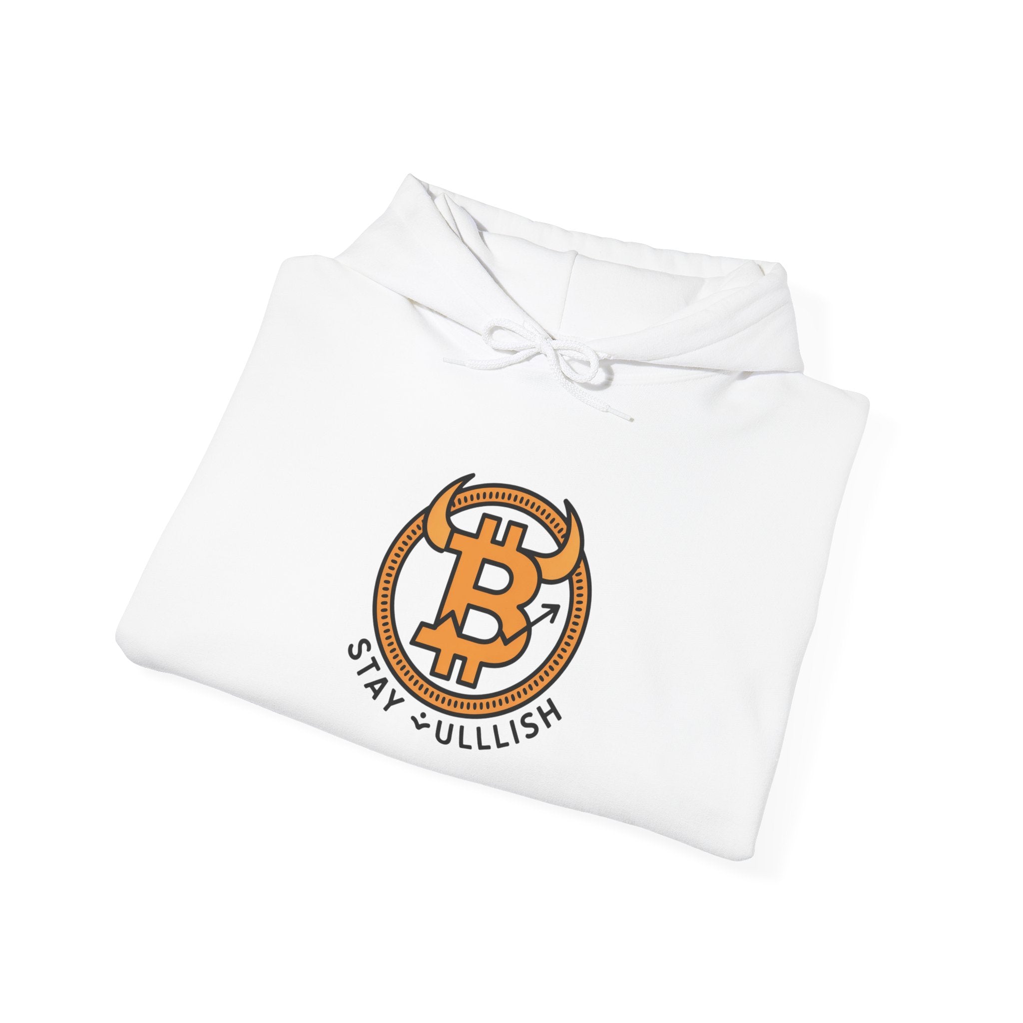 Bitcoin "Stay Bullish" Hoodie — Crypto Enthusiast Sweatshirt