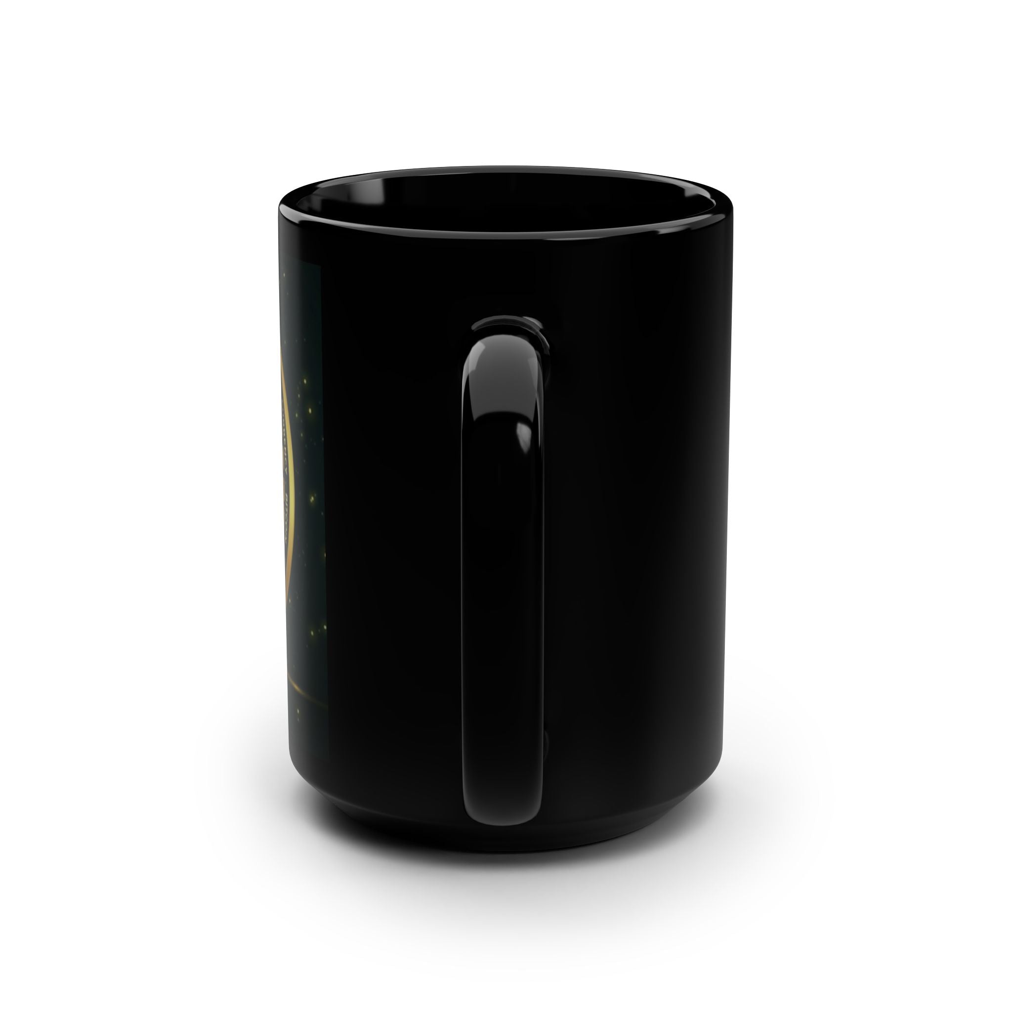 Bitcoin Black Mug, 15oz