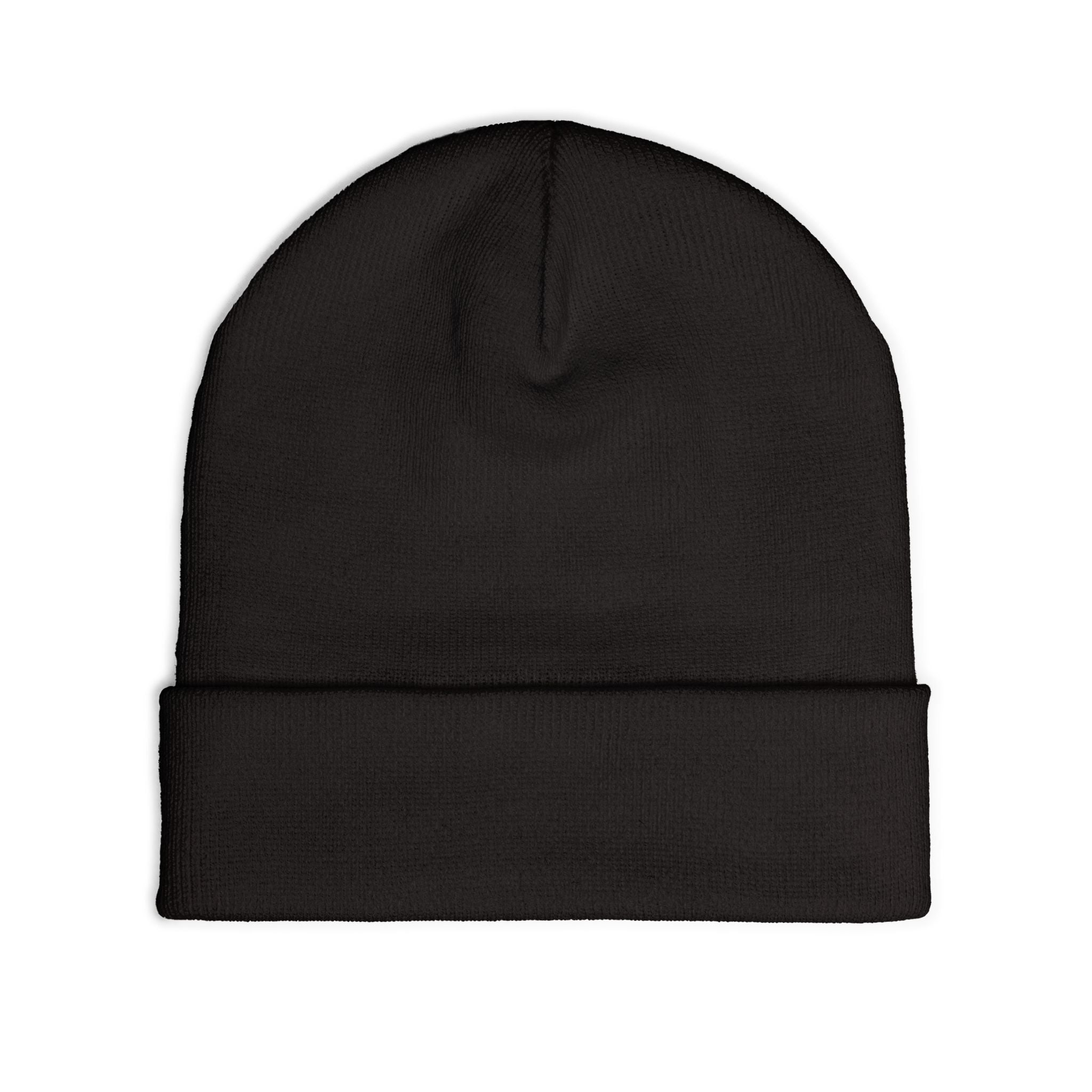 Bitcoin Logo Knit Beanie — Embroidered Winter Hat