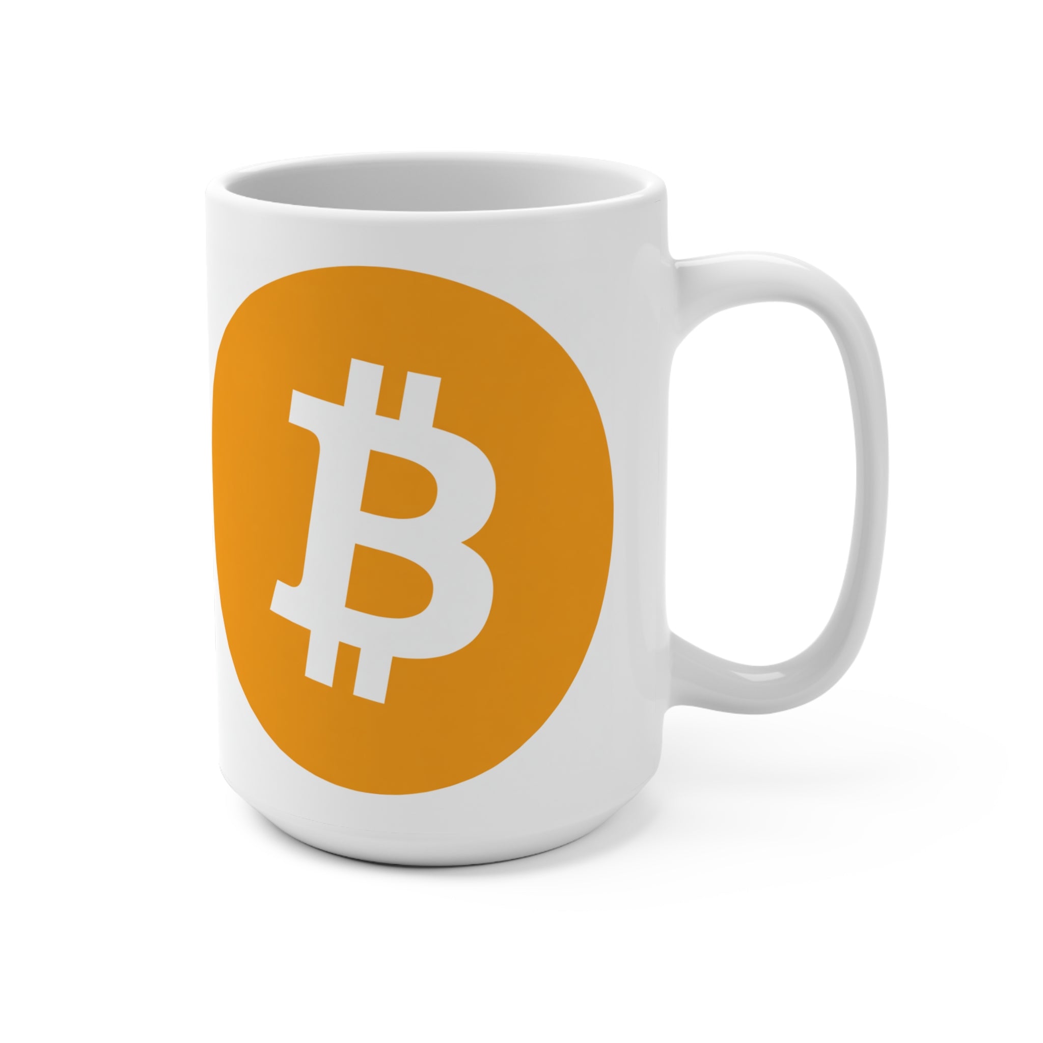 Bitcoin White Mug 15oz